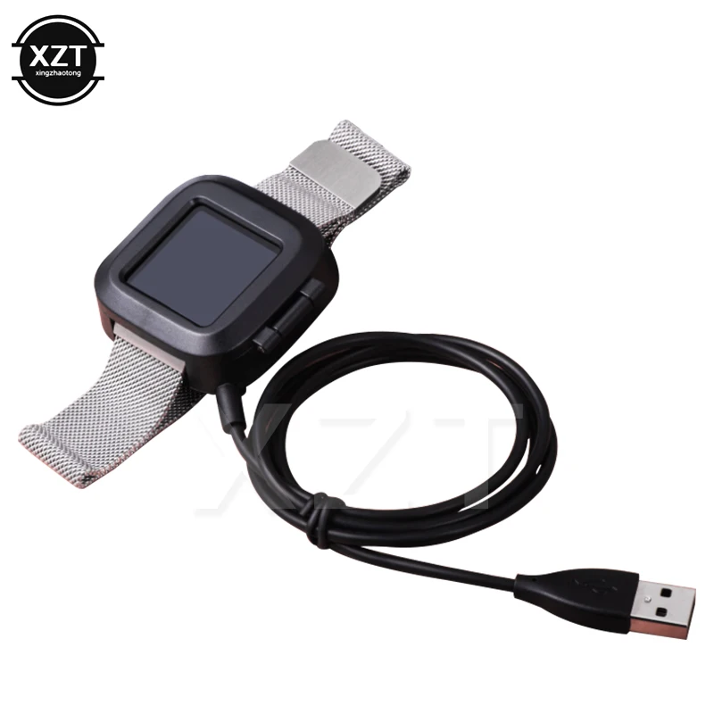 1 шт. зарядный USB-кабель подставка для смарт-часов Fitbit Versa USB зарядное устройство