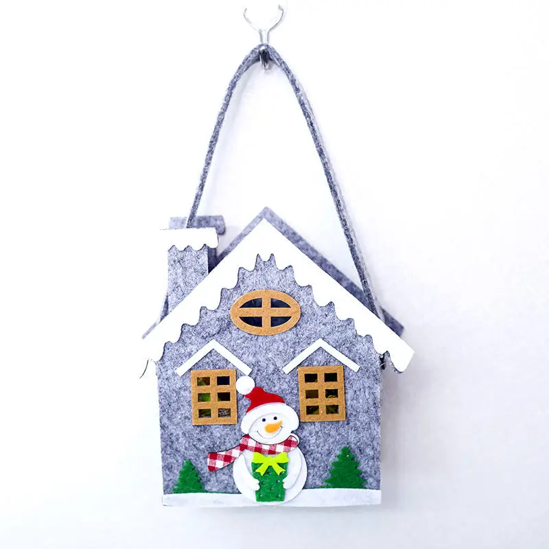 1 PC Christmas New Year Apple Bag Candy Gift Stockings Storage Star House Santa Claus Elk Snowman Pattern Home Decos | Дом и сад