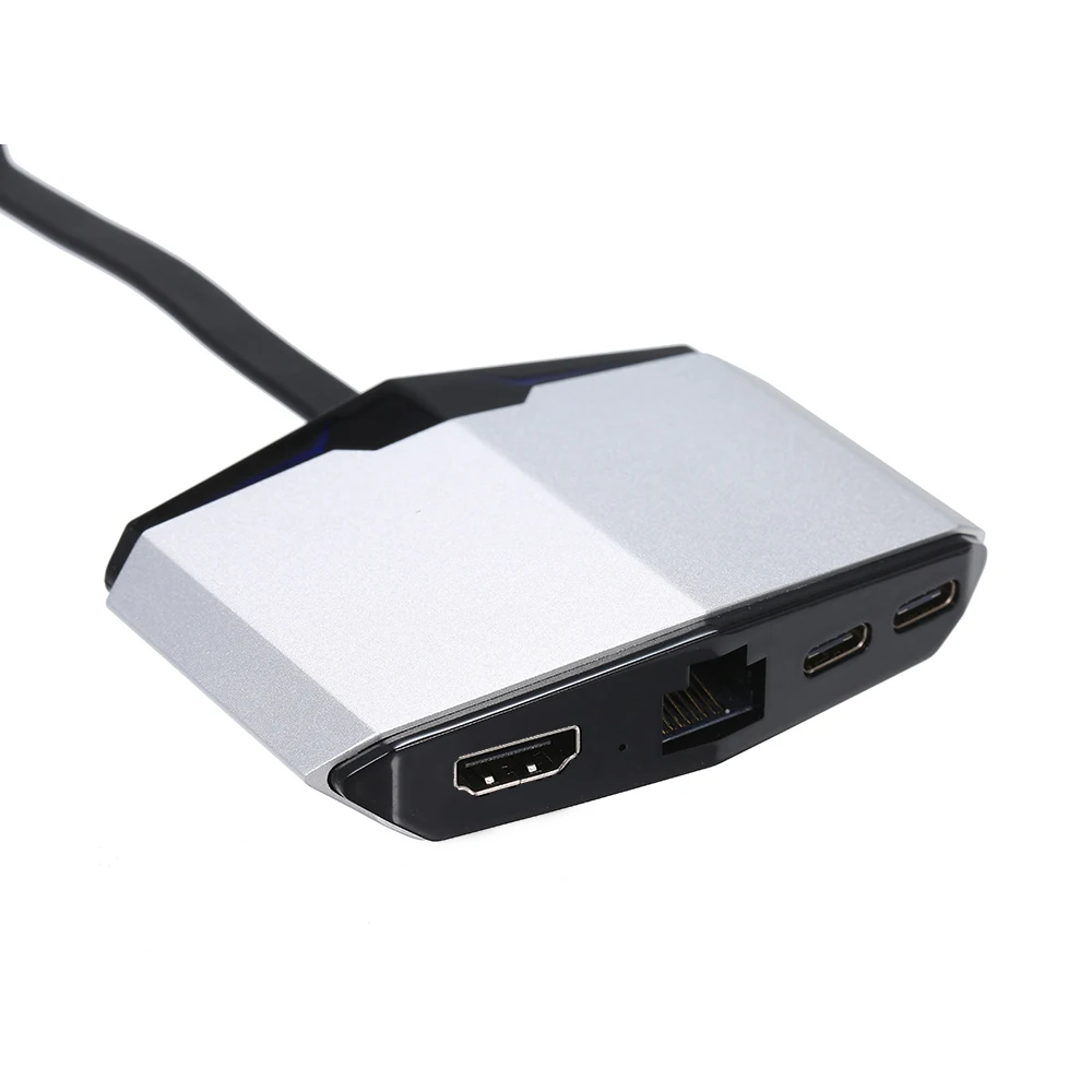 Тип C концентратор USB док станция для к HD конвертер адаптер оптоволкна вай RJ45 Dual 3 1