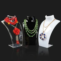 hot sale three colors 2013 57 3cm mannequin necklace jewelry pendant display stand holder show decorate jewelry display shelf