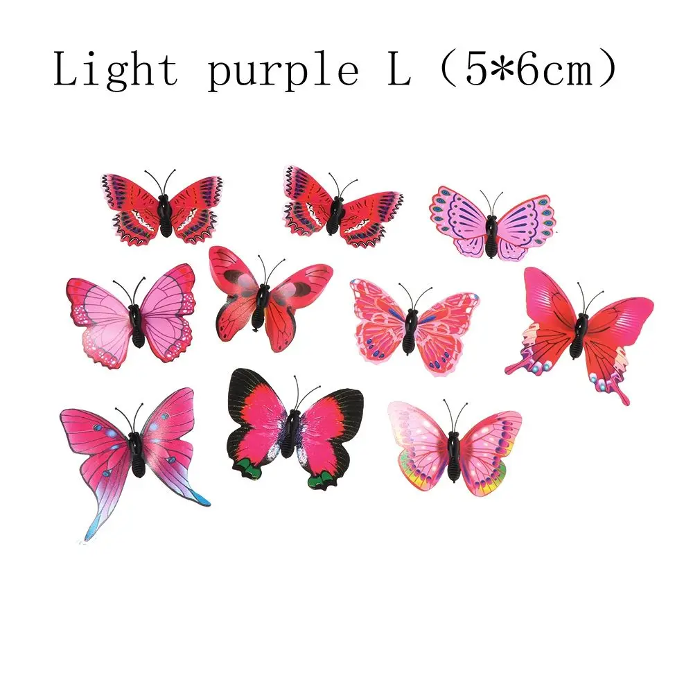 Light Purple L 5 шт./компл. модные женские туфли с бабочкой для девочек Заколки для волос Свадебные Заколки вечерние шпильки для невесты фотографии заколки для волос группа - Цвет: Light Purple L