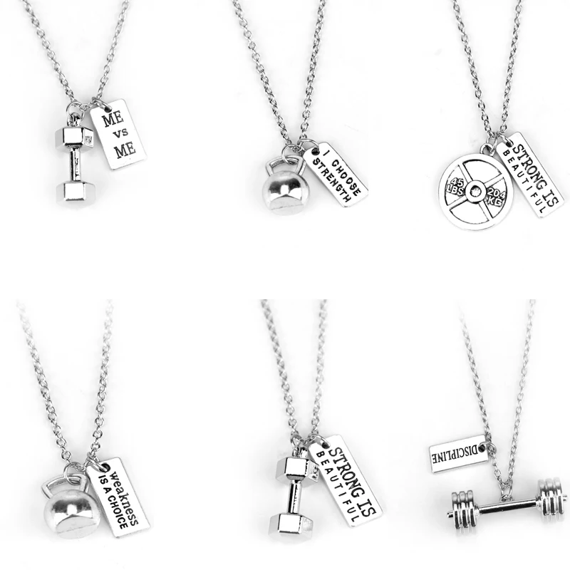 7 стилей ожерелье для фитнеса бижутерия ожерелья бодибилдинга мужчин и женщин