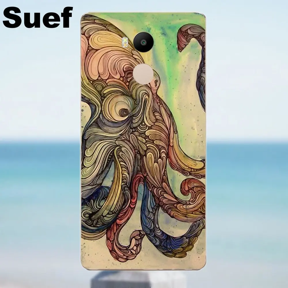 Suef мягкий чехол с рисунком для Xiaomi Redmi 4 3 3S Pro Mi3 Mi4 Mi4i Mi4C Mi5 Mi5S Mi Max Note 2 милый