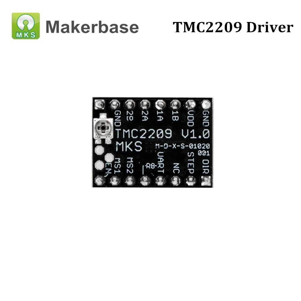 5 шт. MKS TMC2209 UART шаговый двигатель драйвер Stepsticks Mute Driver VS TMC2208 TMC2130 для SGen L Board 3D части