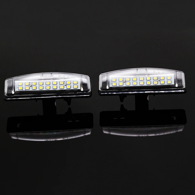 2x No Error Xenon White 6000k 18SMD Car LED Number License Plate Light for Toyota Camry/Aurion Avensis Verso Echo Prius | Автомобили и