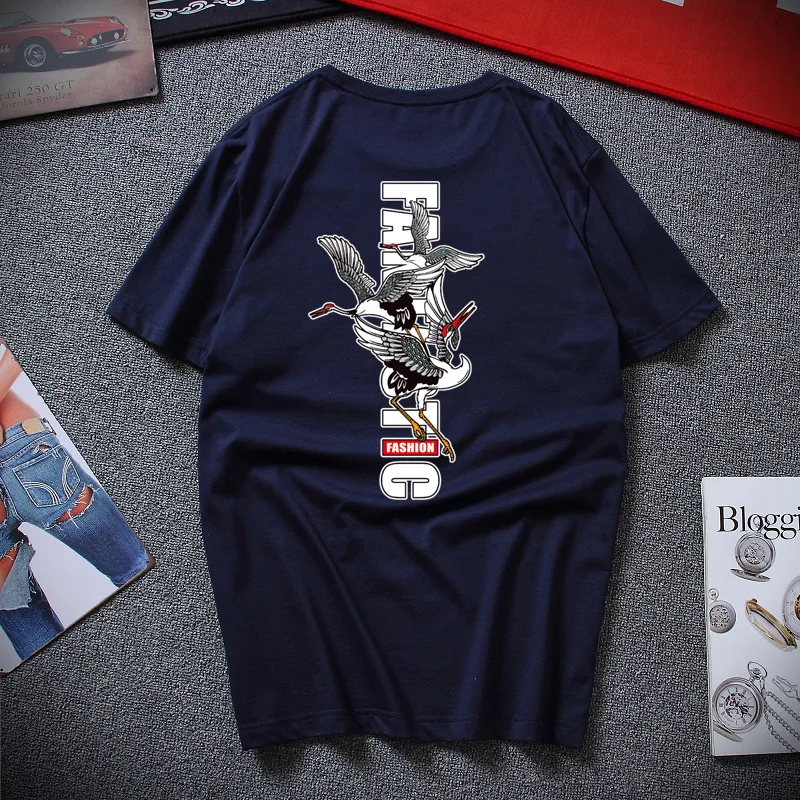 Футболка большого размера в стиле Харадзюку футболка унисекс с двумя красными