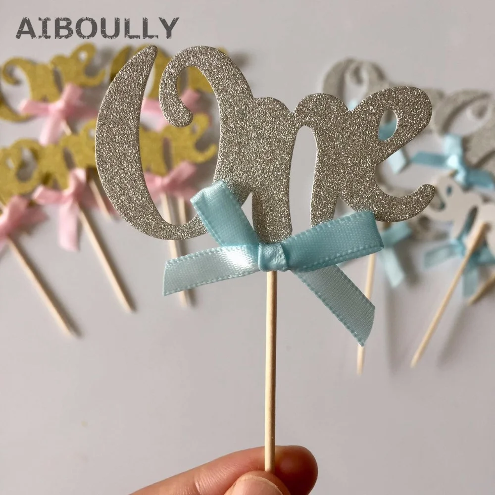 6 шт. Детские топперы для торта на первый день рождения | Дом и сад