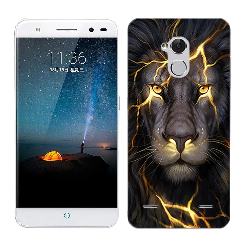 09 Мягкий силиконовый чехол для телефона zte Blade V7 Lite, прозрачный чехол с изображением Луны и земли, 5,0 дюйма, задняя крышка для zte Blade V 7 Lite, чехол - Цвет: 09