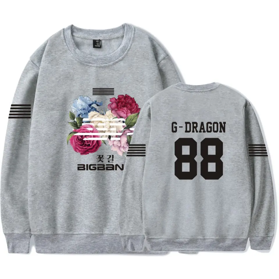 Bigbang big bang bangtan Толстовка kpop Корейская harajuku Толстовка moletom feminino модный брендовый спортивный костюм размера плюс 4xl