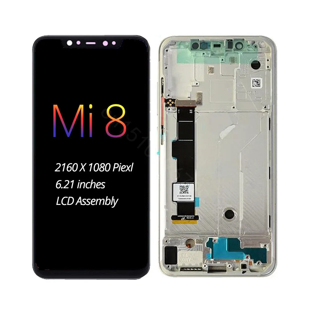Для Xiaomi Mi8 Lite ЖК дисплей сенсорный экран дигитайзер для SE сборка Mi 8 AMOLED