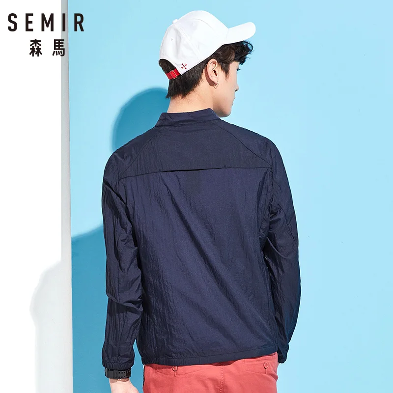 SEMIR Мужская Спортивная кофта Quicky Mockneck куртка на молнии мужская Водонепроницаемая