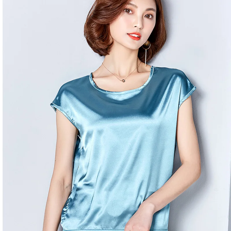 8 Цвет Летние женщин тенниски Китайский шелк 2017 топы тис women clothing о-образным