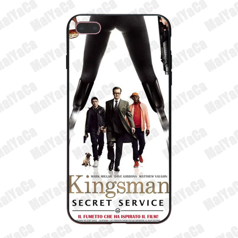 MaiYaCa Kingsman дизайн секретной службы высококачественный чехол для телефона iPhone 8 7 6 6S Plus X 10 5 5S SE 5C Coque Shell - Цвет: 4