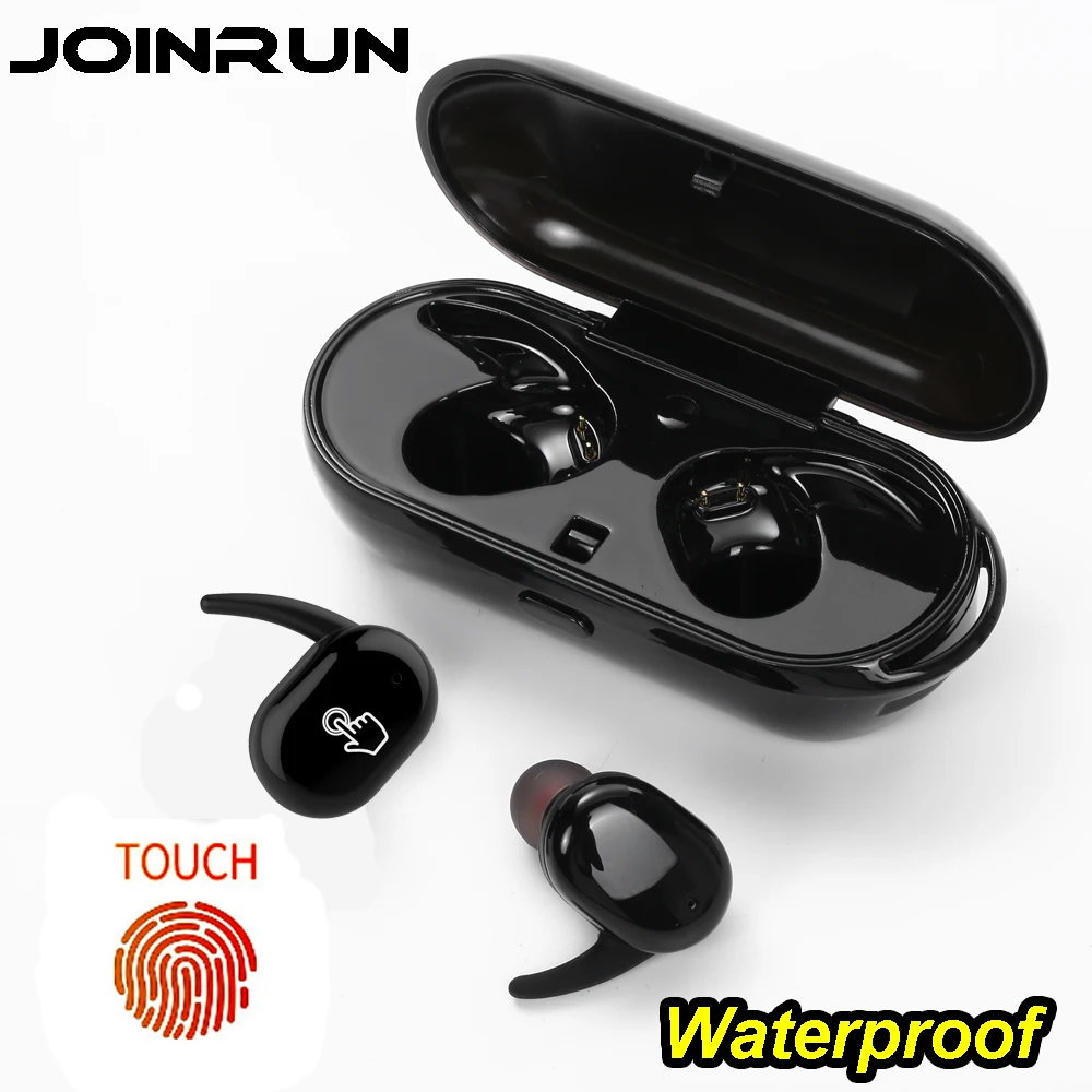 Touch двумя беспроводными Bluetooth наушники гарнитуры IPX5 водонепроницаемый True