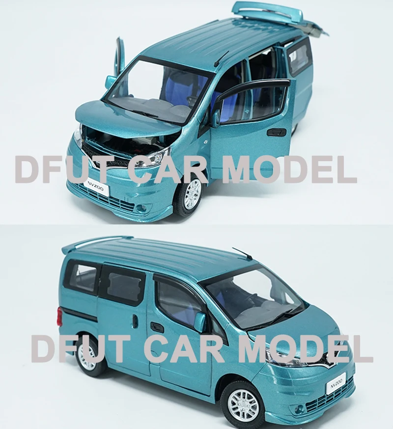 Литой 1:18 Литой игрушечный автомобиль модели NV200, оригинальные авторизованные подлинные автомобили для подарка и коллекции