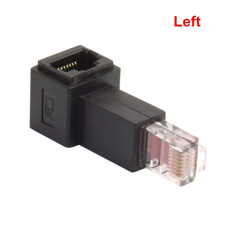 Вниз угловой 90 градусный 8P8C FTP STP UTP Cat 5e штекер гнездо Lan Ethernet Сетевой удлинитель|cat
