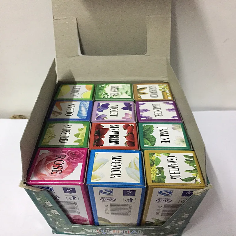 2019 12 бутылок * 10 мл эфирные масла без пипетки водорастворимый масляный