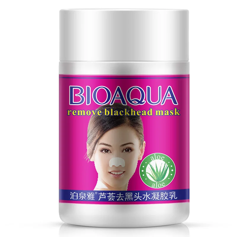 Уход за кожей Bioaqua маска для носа с алоэ против акне лечение черных точек