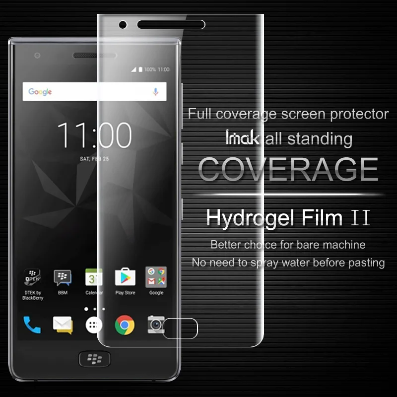 For BlackBerry Motion Film iMAK Hydrogel II Curved Coverage Soft Protective Screen Protector | Мобильные телефоны и