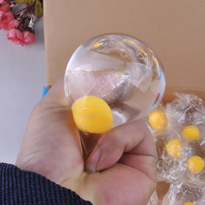 Хит продаж прозрачные яйца антистрессовые игрушки Небьющийся водяной шар