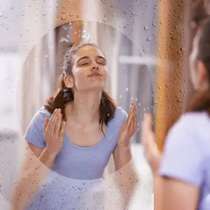 Зеркало SUNICE для заднего вида автомобиля, противотуманное, прозрачное видение, пленка для защиты от запотевания, прозрачная Тонировка окон, резка