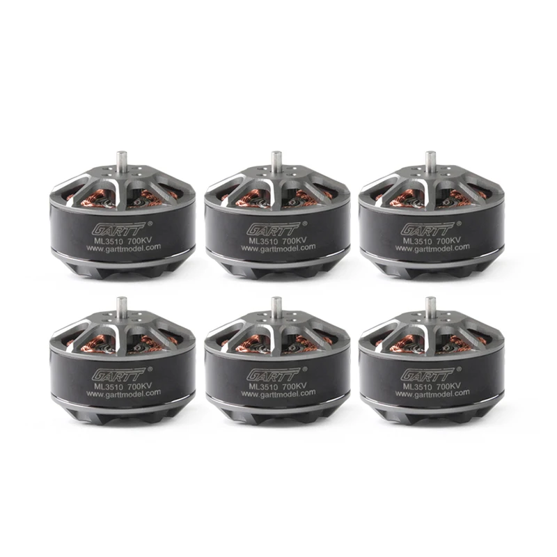 6 шт. бесщеточный двигатель GARTT ML 3510 700KV для мультикоптера квадрокоптера