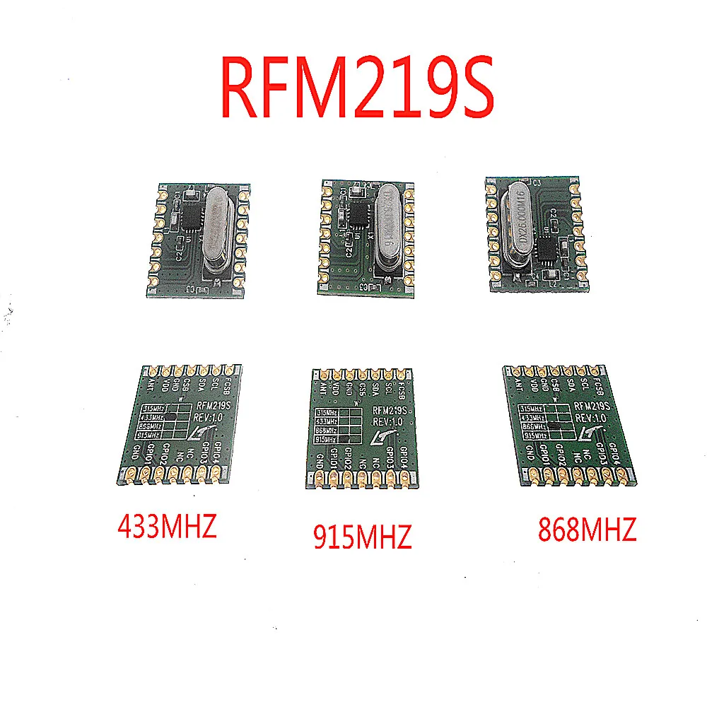 RFM219S 433 МГц 868 МГц 915 МГц 1G модуль беспроводного приемника сверхнизкая Мощность высокая производительность CMT2219A