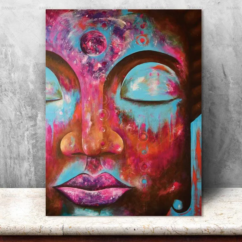 Плакат живопись настенные картины растения Будда домашний декор принты на