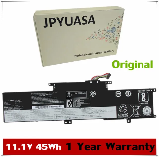 

7XINbox 11.1V 45Wh Original L17C3P53 L17L3P53 041AV481 01AV483 Laptop Battery For Lenovo ThinkPad S2 Yoga 2018 L380 Yoga