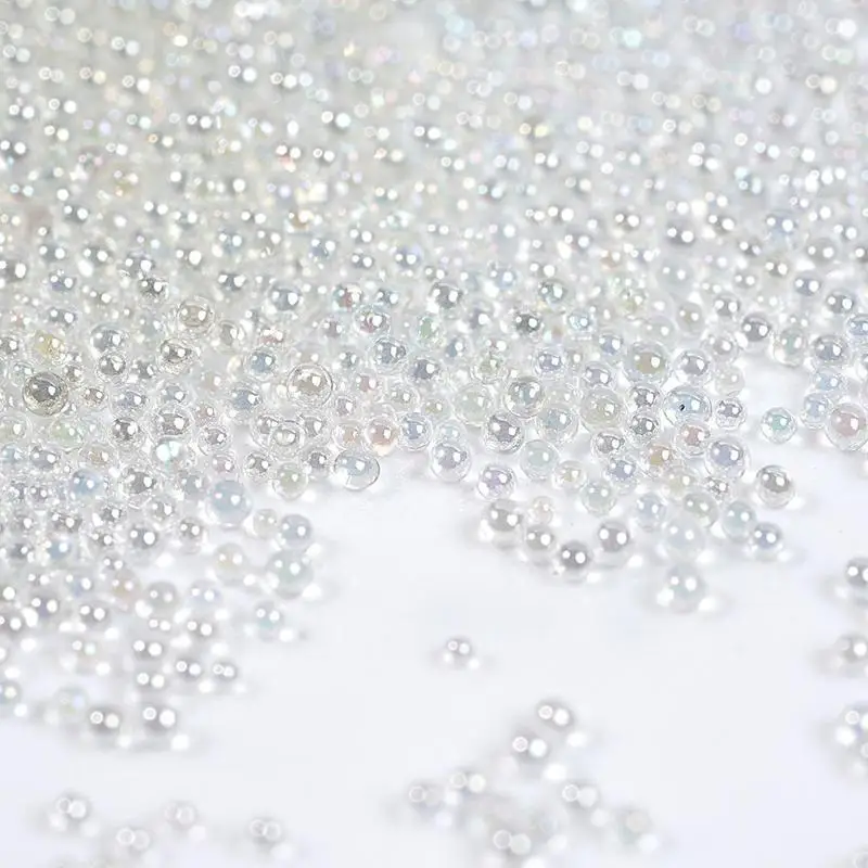 1 коробка 3D микро бусины бульон кристалл Ab стеклянные икры Блеск Стразы для