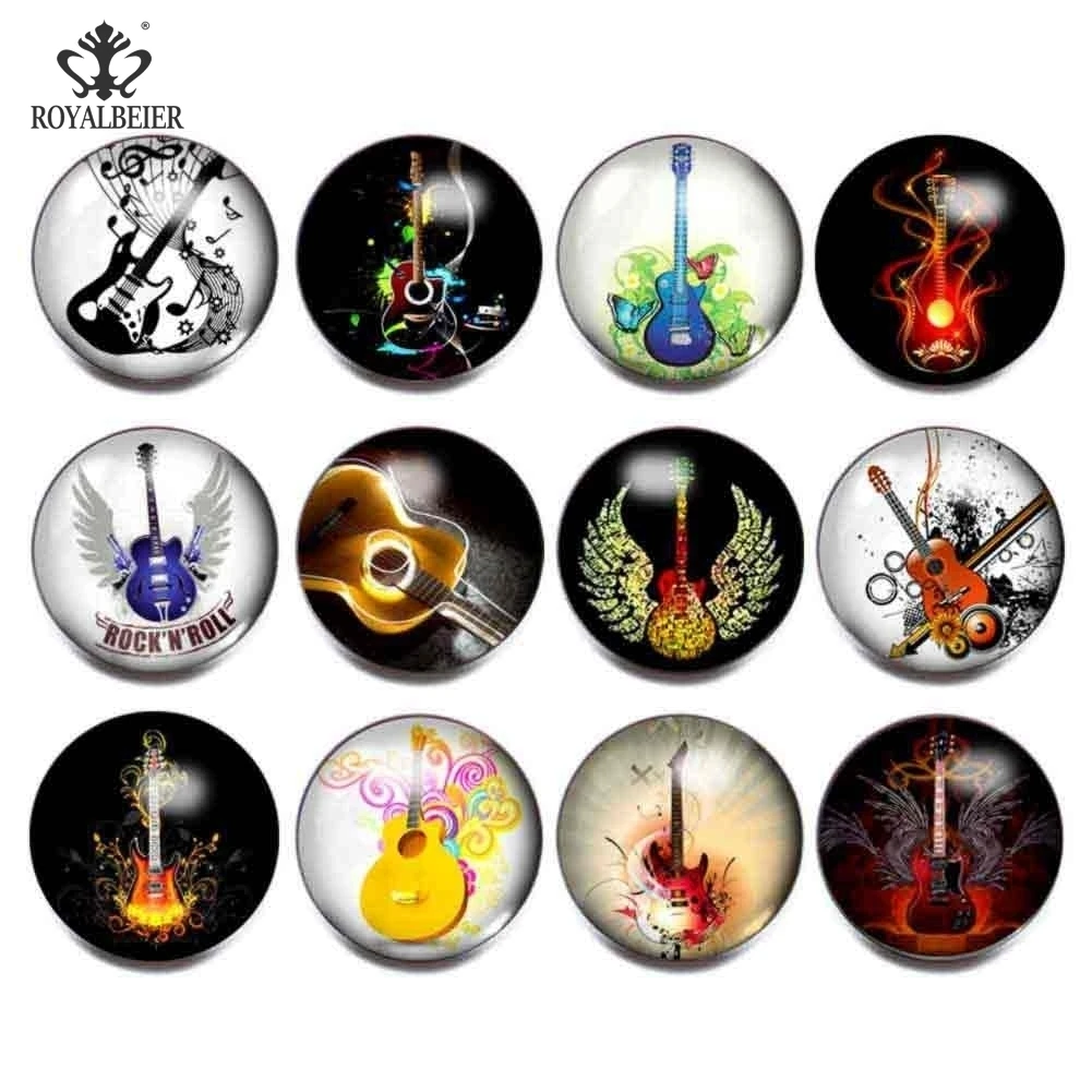 Royalbeier Ловец снов Перо Серьги кнопки Пуговицы 12 шт./лот 18 мм кабошон Стекло