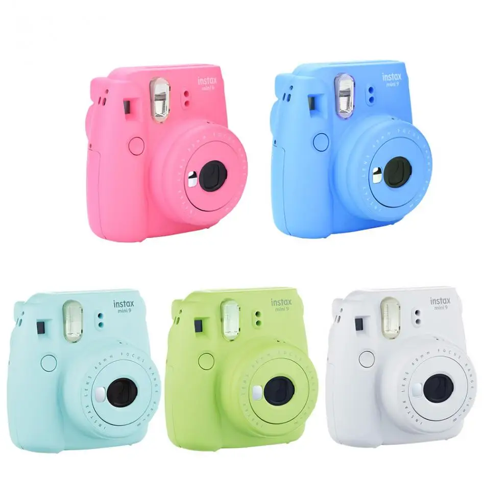 Фотокамера моментальной печати Fujifilm Instax Mini 9 с зеркалом для селфи Instax Mini для камеры Fuji Fujifilm Instax Mini 9 режим Hi-Key