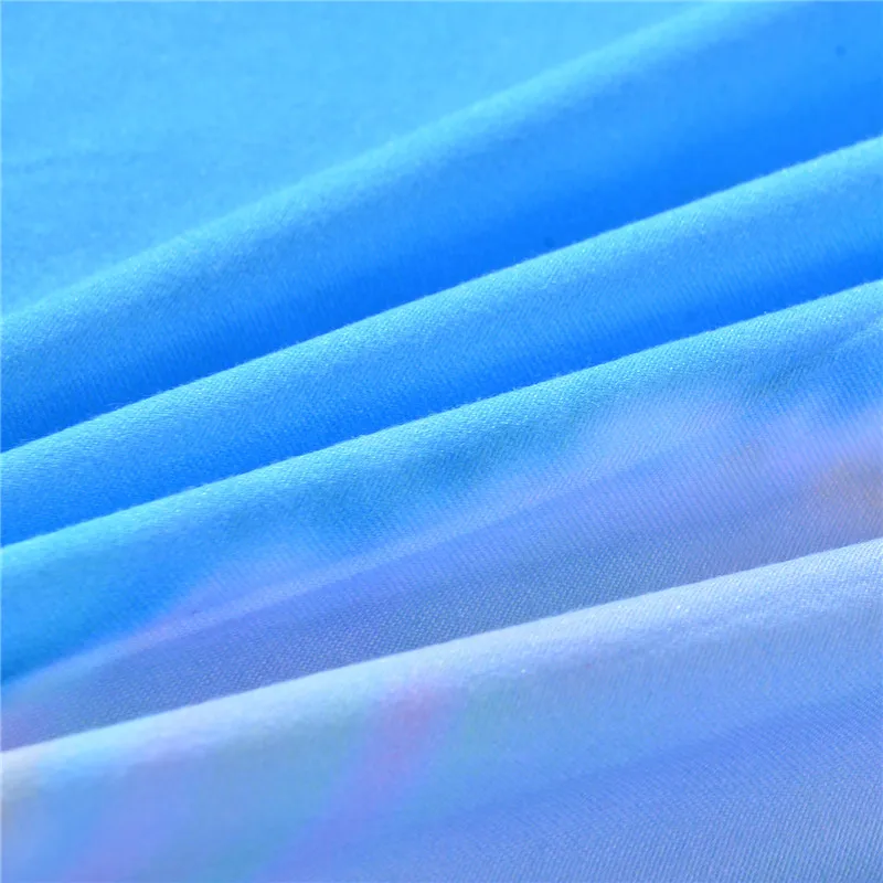 

3pcs Simple Bedding Set for Kids Twin Full Duvet Cover Seafish Ropa De Cama Bed Sets Linens E