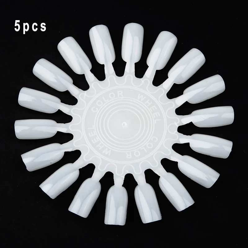 N5184-015PCS ROSALIND, накладные ногти, цветные, прозрачные, белые, для практики, гель лак, инструменты, пряжка, кольцо, маникюрные наконечники для ногтей DIY, 9 узоров - Цвет: N5184-015PCS