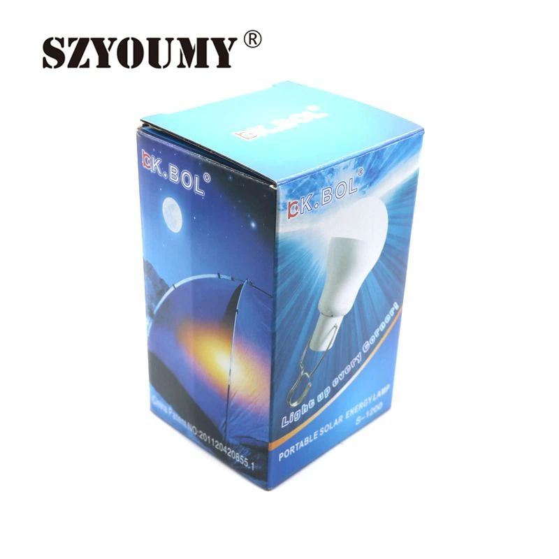 SZYOUMY 15 Вт лампа на солнечной батарее портативная Светодиодная энергии