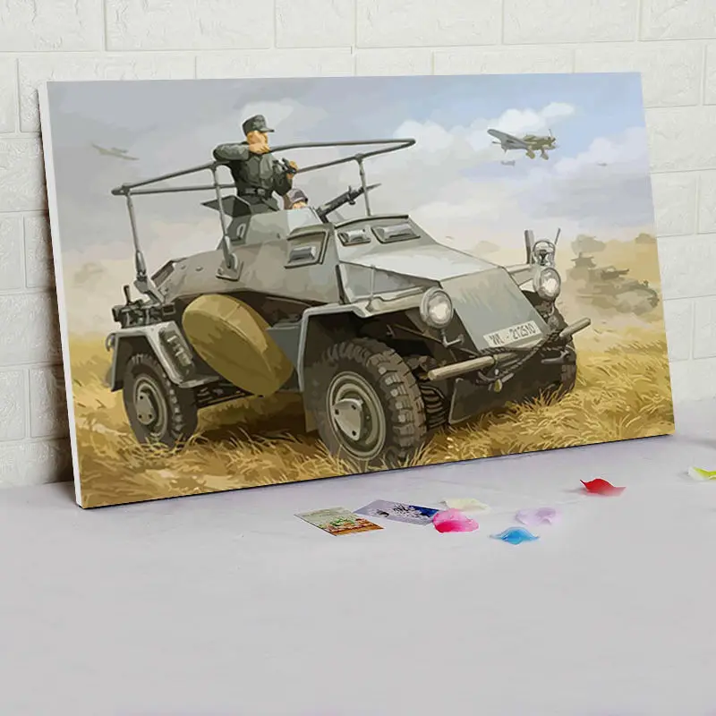 Цифровая живопись сделай сам мировая война 2 цифровая краска по номерам