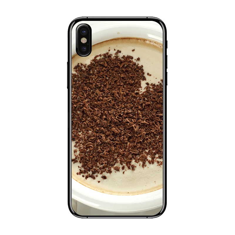 Bauqee для IPhone 10 6 6S 6/7/8 плюс Кофейные зерна хлеб теплый PC + TPU Тонкий корпус телефона X