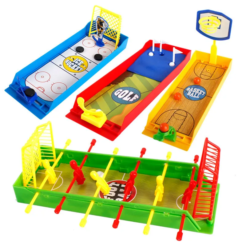 Креативный мини эжектор пальцев Настольный баскетбол футбол бить по мячу