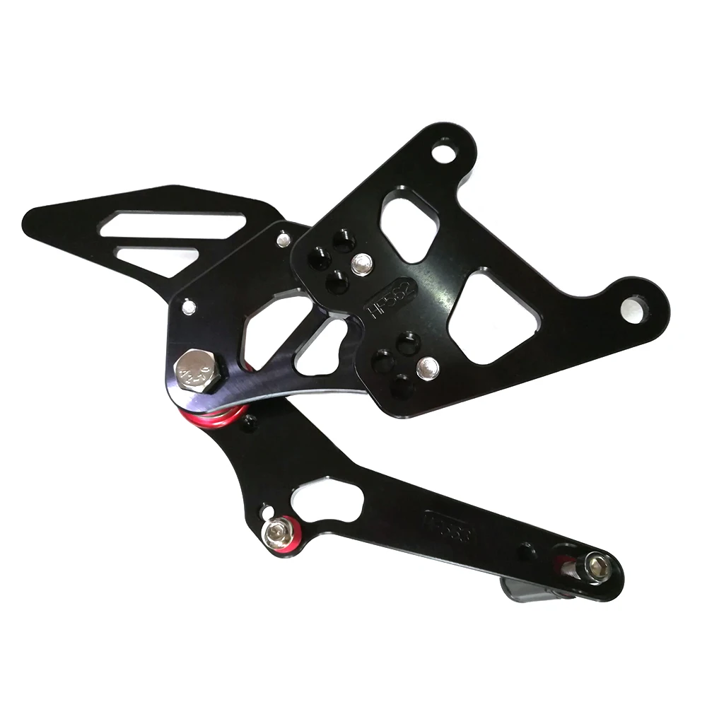 Аксессуары для мотоциклов KEMiMOTO, запчасти с ЧПУ для Honda CBR250R CBR 250R 2011 2012 2013, регулируемые Задние подножки, подножки