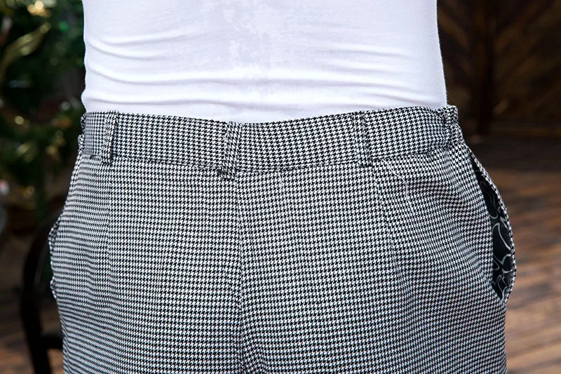 Брюки шеф повара новинка 2018 стильные мужские рабочие брюки для гостиниц