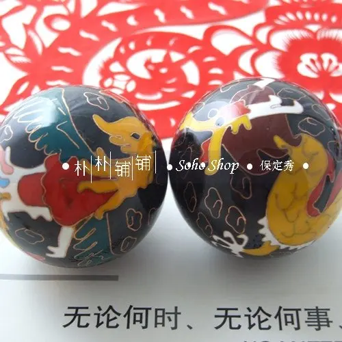 Шарики для занятий спортом 50 мм китайские традиционные драконы и Феникс