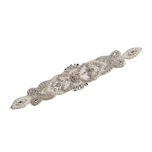 Only applique28CM TOPQUEEN S208 пояс со стразами и блестками свадебный пояс модные ремни свадебный пояс жемчужный свадебный пояс драгоценный Пояс Свадебные аксессуары - Цвет: Only applique28CM