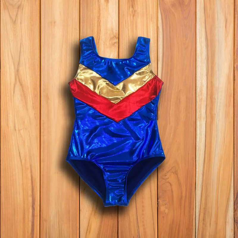 1 предмет Новое Детское трико для девочек в стиле пэчворк гимнастическое на