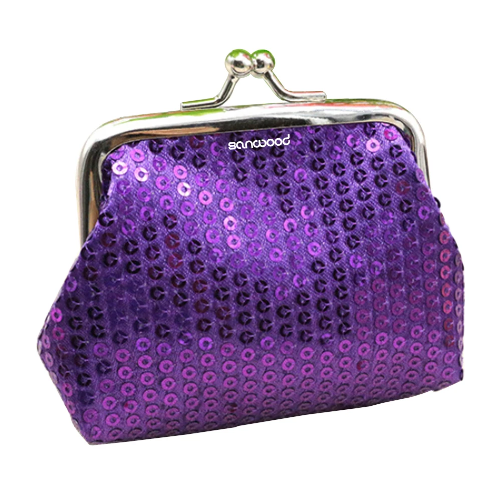 Кошельки Женский кошелек для монет Детский Детские бумажники блестящий клатч с