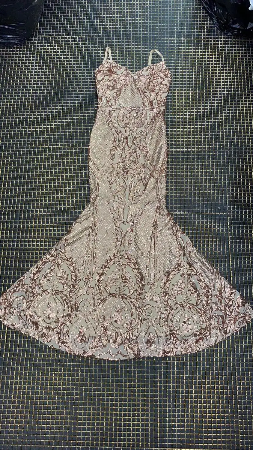 Женское длинное Сетчатое платье макси с блестками дизайнерские вечерние платья