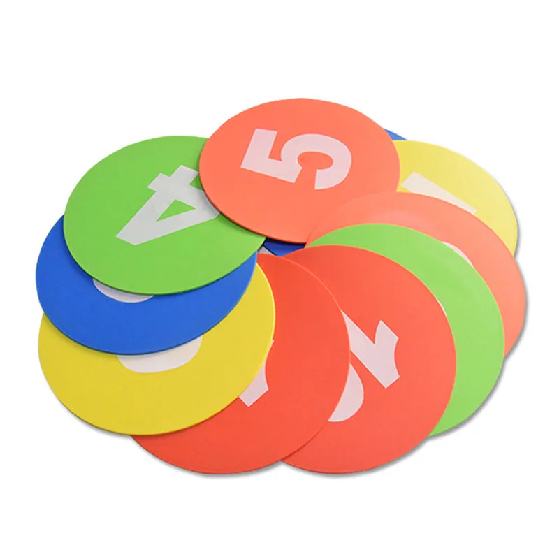 10 шт./компл. футбольный диск регби скоростной тренировочный конусный маркер для