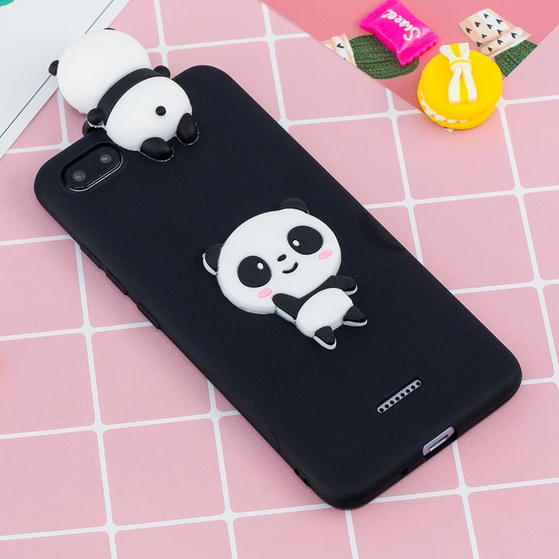 Etui Xiaomi Redmi 6A чехол для Xiomi Redmi 6A 3D игрушка панда кактус силиконовый чехол для телефона для Funda Xiaomi Redmi 6A чехол для женщин