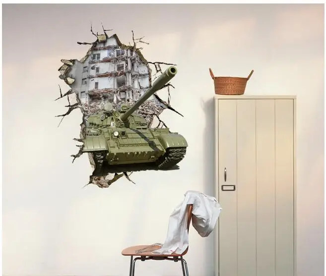3D настенная наклейка на бак для детской комнаты потолочные Настенные картины