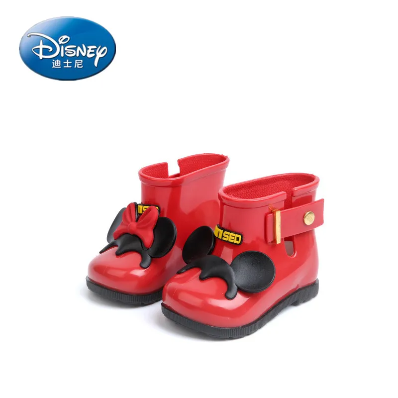 Disney Детский мультфильм Минни тапочки на нескользящей мягкой подошве дышащие