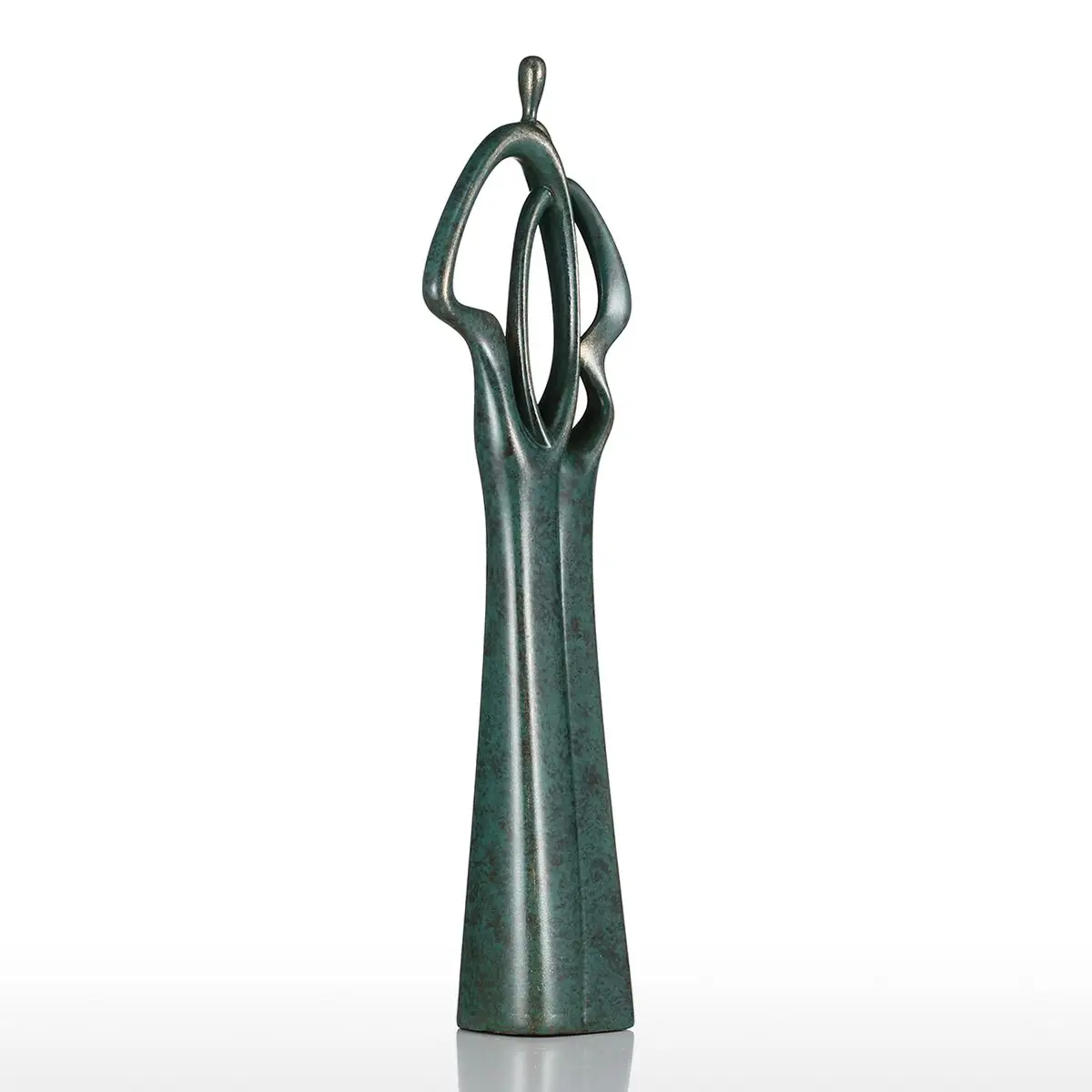 Слиток прямая линия и любителей 1 стекловолокна Скульптура искусство украшения